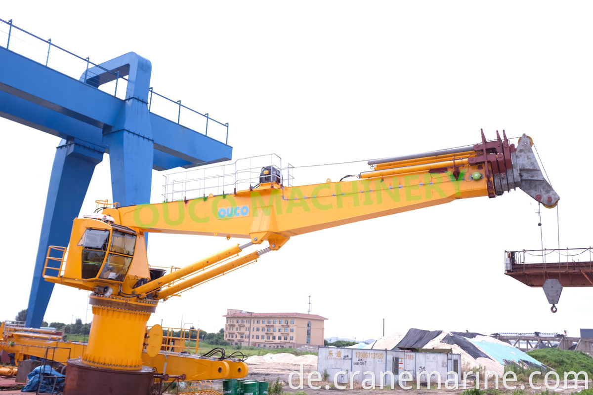 8 ton hydraulic offshore crane